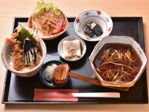 ランチ天丼(かけそば) ランチ天丼(かけそば)